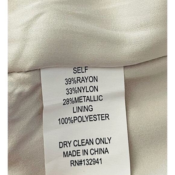 Amanda Uprichard Connolly Dress in Ice blue size M metallic sleeveless mini - Picture 8 of 8